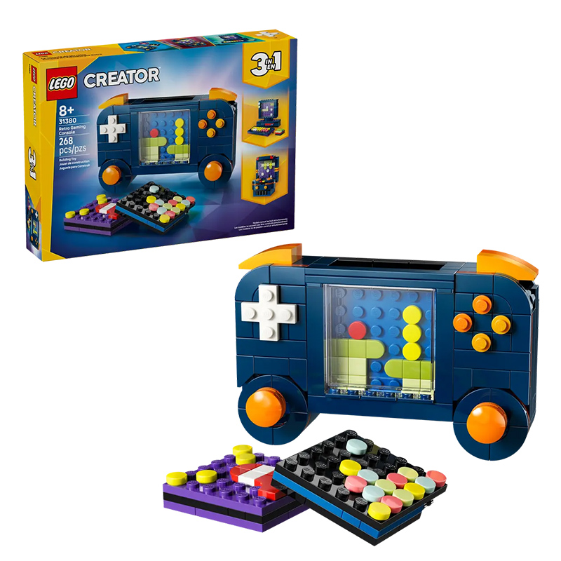 Retro Gaming Setup - LEGO Creator 3in1 Building Blocks LG-31380