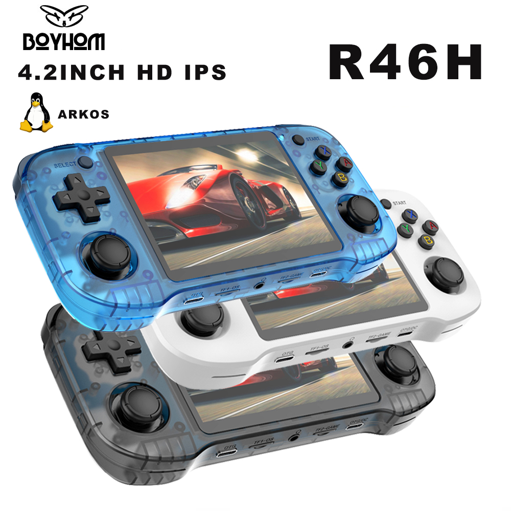 Retro Gaming On Linux - R46H Retro Handheld Game Console Linux