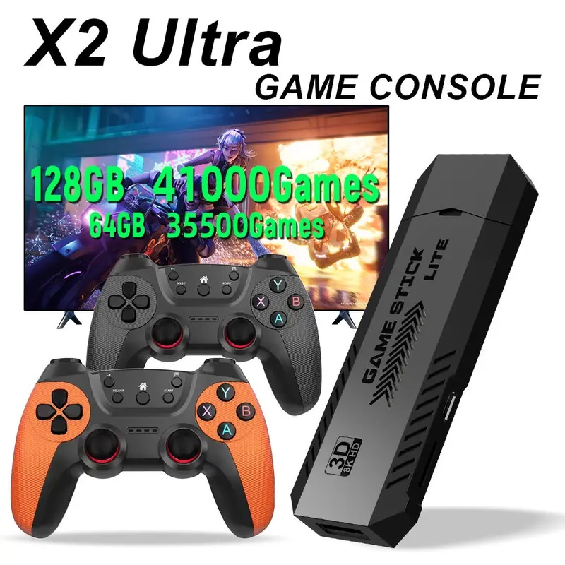 Retro Gaming Console Lego - X2 Ultra Pro Retro Game Stick