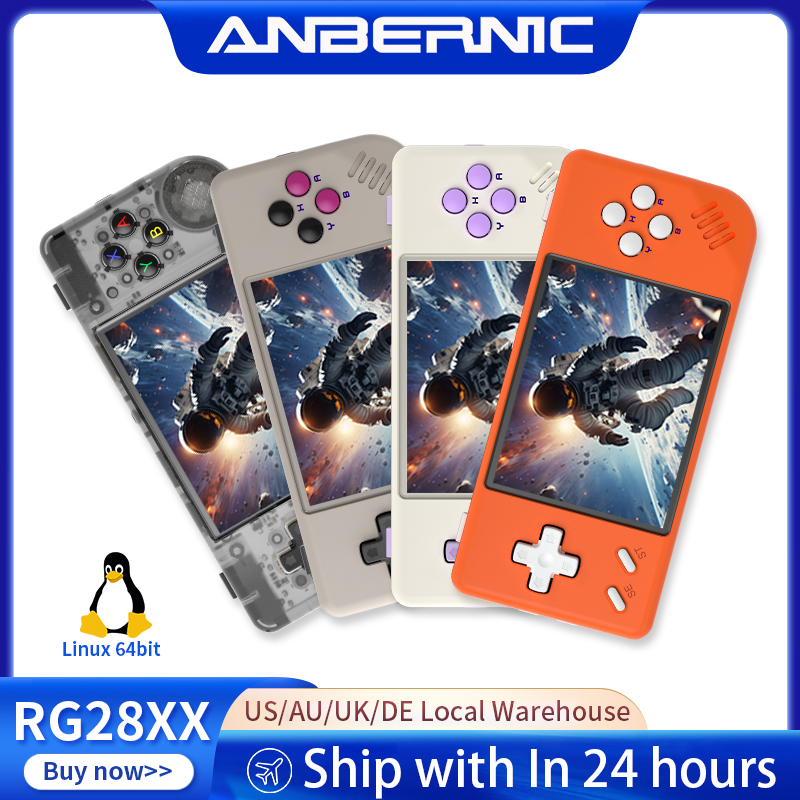 Retro Gaming Console Lego - ANBERNIC RG28XX Retro Handheld Game Console