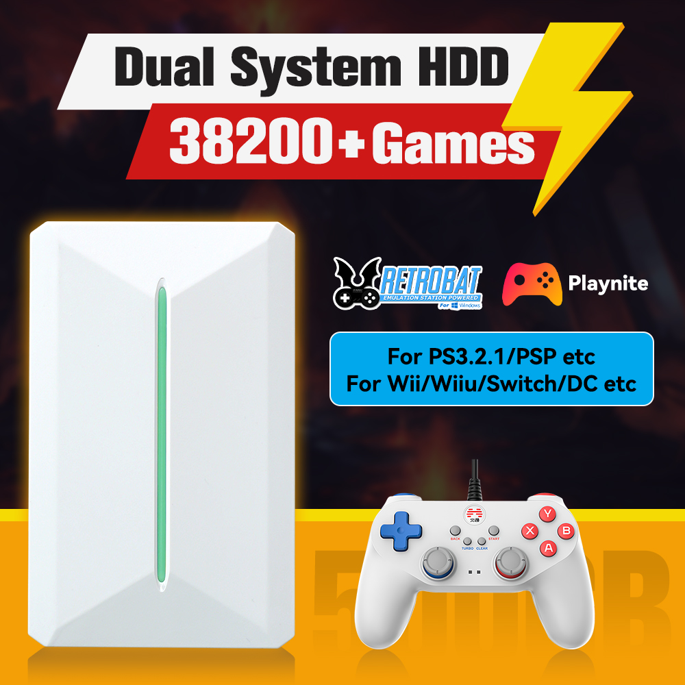 Retro Gaming Ps2 - Retrobat＆Playnite System HDD Retro Game Console