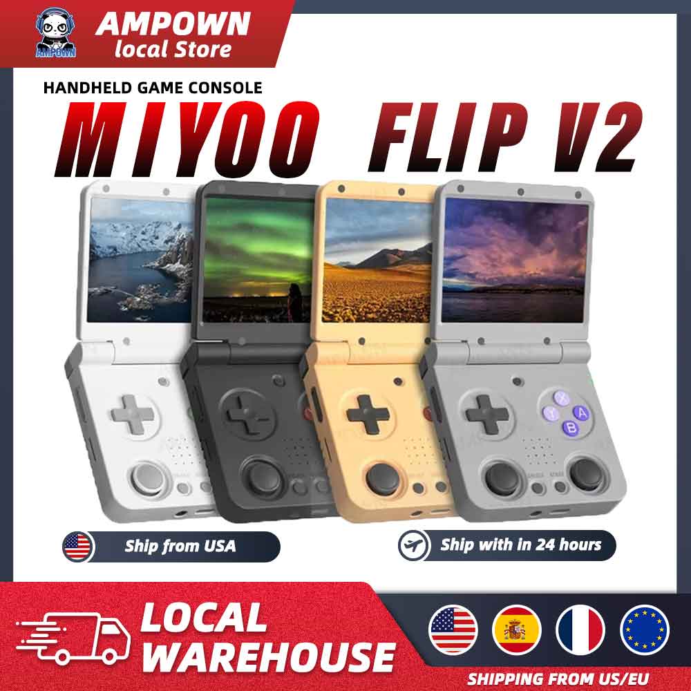 Retro Gaming On Linux - MIYOO Flip V2 Handheld Game Console