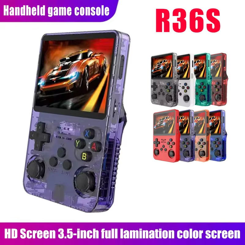 Retro Gaming R36S - R36s New Handheld Game Console Open