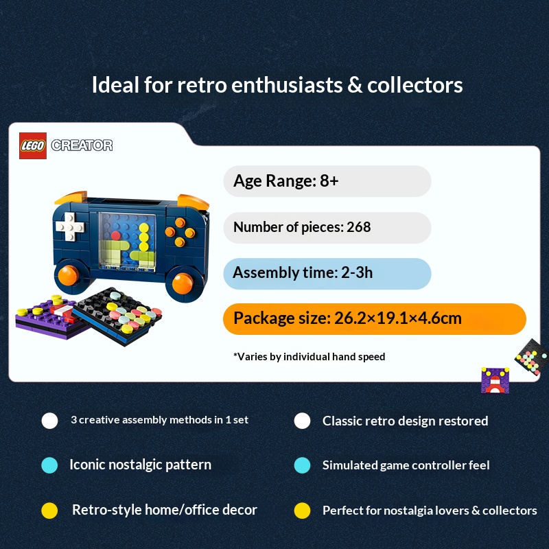 LEGO Creator 3in1 Building Blo - Retro Gaming Setup ulasan dan harga