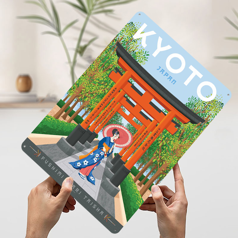Kyoto Japan Travel Poster Cust - Retro Gaming Kyoto ulasan dan harga