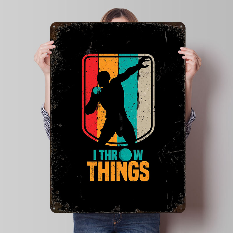 Funny Shot Put Gift Idea Tin P - Retro Gaming Gift Ideas ulasan dan harga