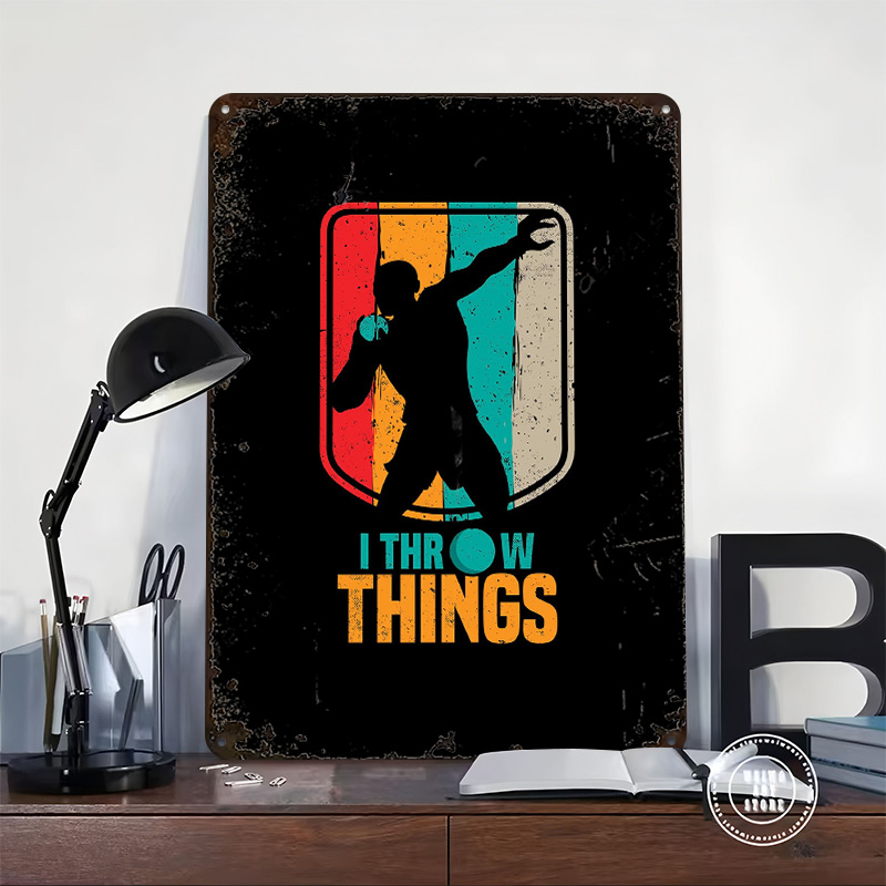 Funny Shot Put Gift Idea Tin P - Retro Gaming Gift Ideas ulasan dan harga