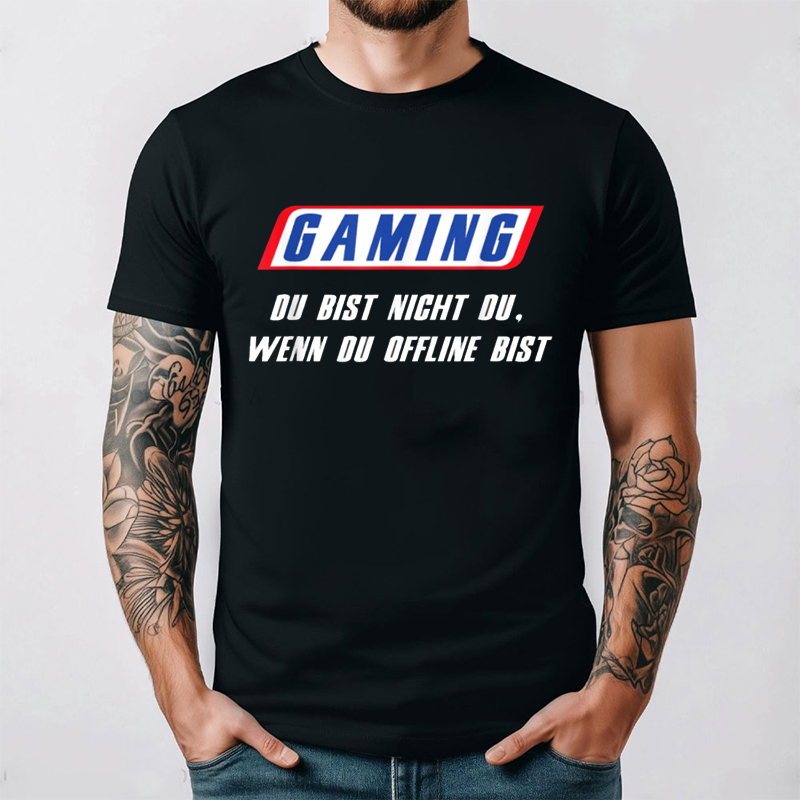 Funny German T Shirt Gaming Du - Retro Gaming Gift Ideas ulasan dan harga