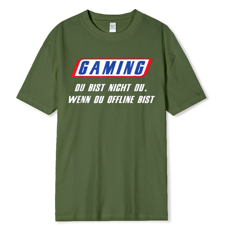Funny German T Shirt Gaming Du - Retro Gaming Gift Ideas ulasan dan harga