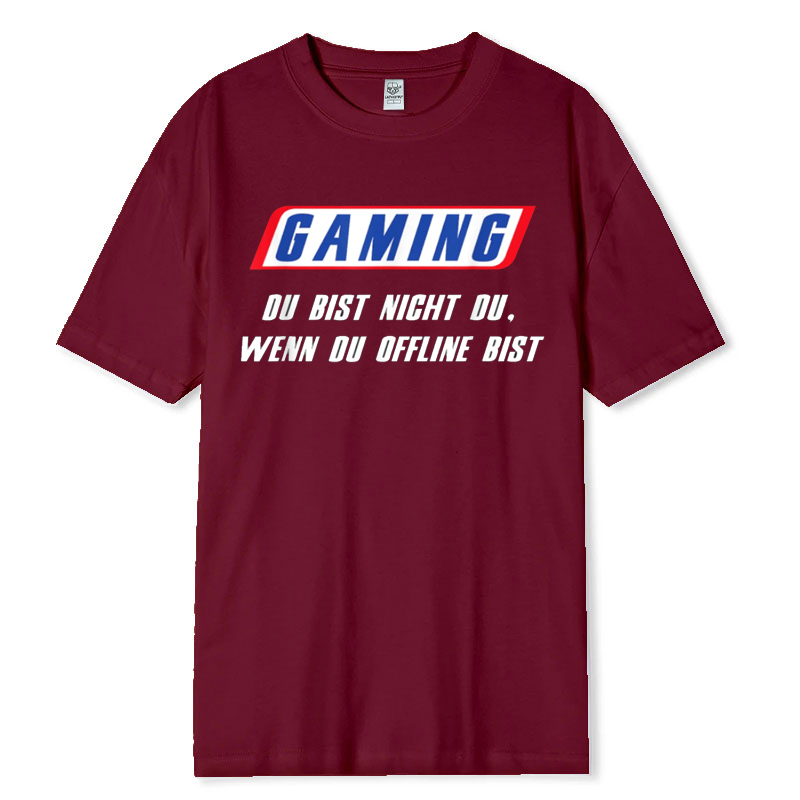 Funny German T Shirt Gaming Du - Retro Gaming Gift Ideas ulasan dan harga