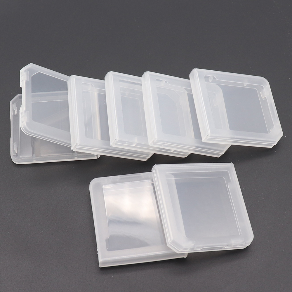 10 Pcs Clear Plastic Game Cart - Game Cartridge Case ulasan dan harga