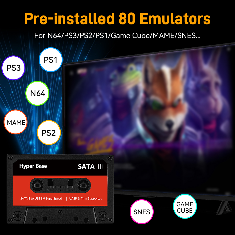 Batocera 500G/2T Emulator Game - Retro Gaming Ps2 ulasan dan harga
