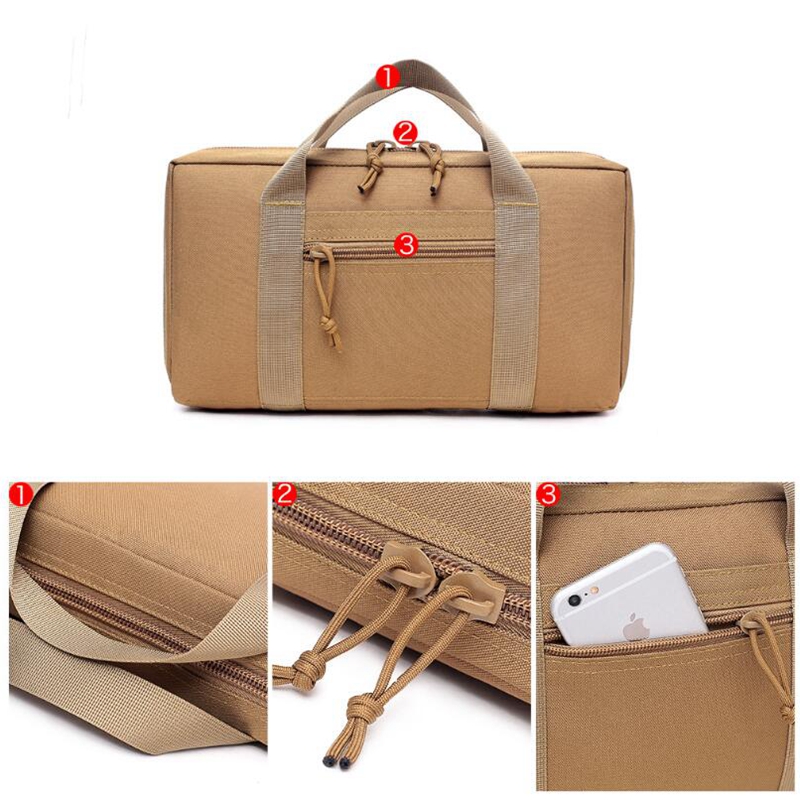 Tactical Pistol Gun Bag Case f - Game Cartridge Case ulasan dan harga