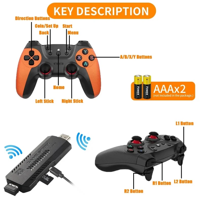 X2 Ultra Pro Retro Game Stick  - Retro Gaming Console Lego ulasan dan harga