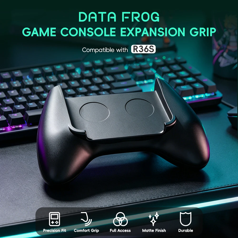 Data Frog R36S Game Grip Ergon - Retro Gaming R36S ulasan dan harga