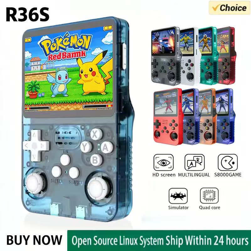 R36S Handheld Game Console ARK - Retro Gaming R36S ulasan dan harga