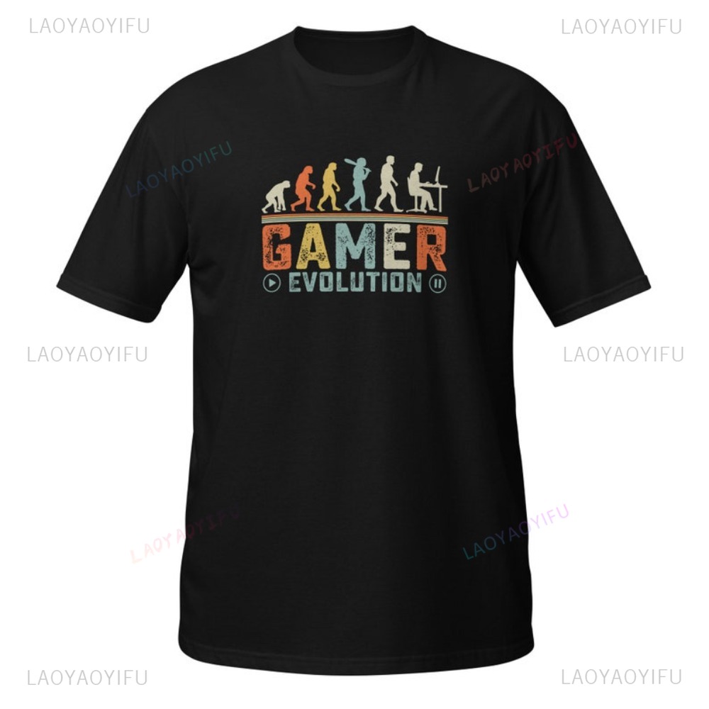 Gamer Evolution T-Shirt Retro  - Retro Gaming Gift Ideas ulasan dan harga