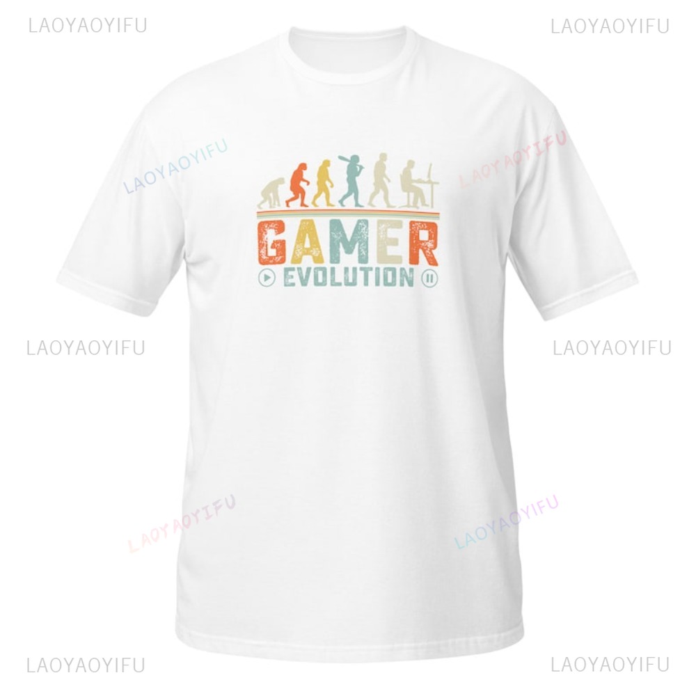 Gamer Evolution T-Shirt Retro  - Retro Gaming Gift Ideas ulasan dan harga