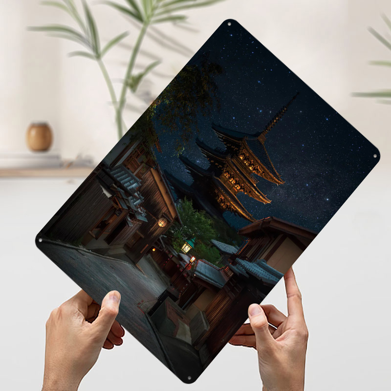 Kyoto Night Tinplate Poster Cu - Retro Gaming Kyoto ulasan dan harga