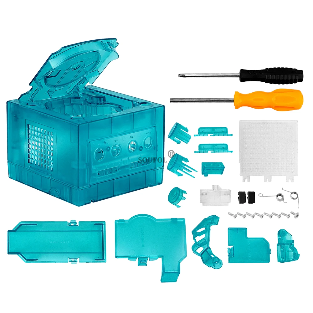 Ice Blue Replacement Case for  - Retro Gaming Setup ulasan dan harga