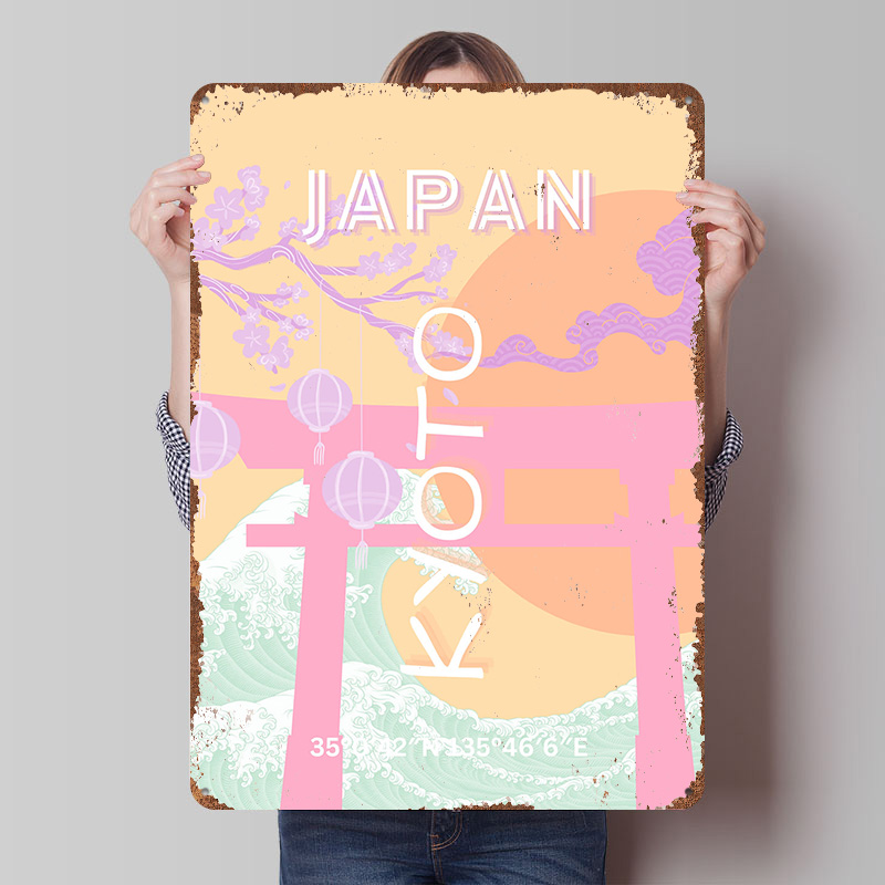 Kyoto Japan Travel Art Metal P - Retro Gaming Kyoto ulasan dan harga