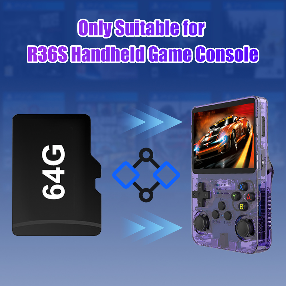 64G Game TF Card for R36S Vide - Retro Gaming R36S ulasan dan harga