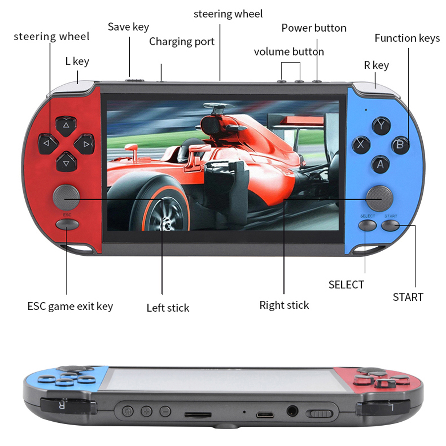 Portable Handheld Videogame TV - Retro Gaming Console Lego ulasan dan harga