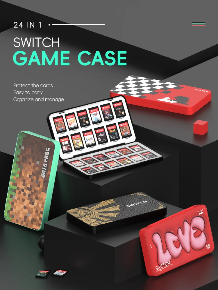 DATA FROG 24-in-1 Game Card Ho - Game Cartridge Case ulasan dan harga