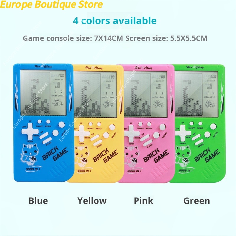 Large Screen Kids Handheld Gam - Retro Gaming Console Lego ulasan dan harga