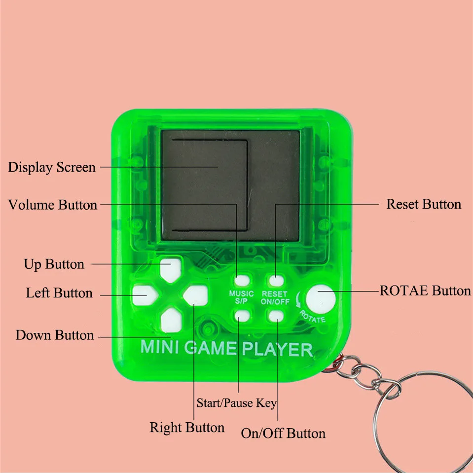 Retro Mini Handheld Game Playe - Retro Gaming Console Lego ulasan dan harga