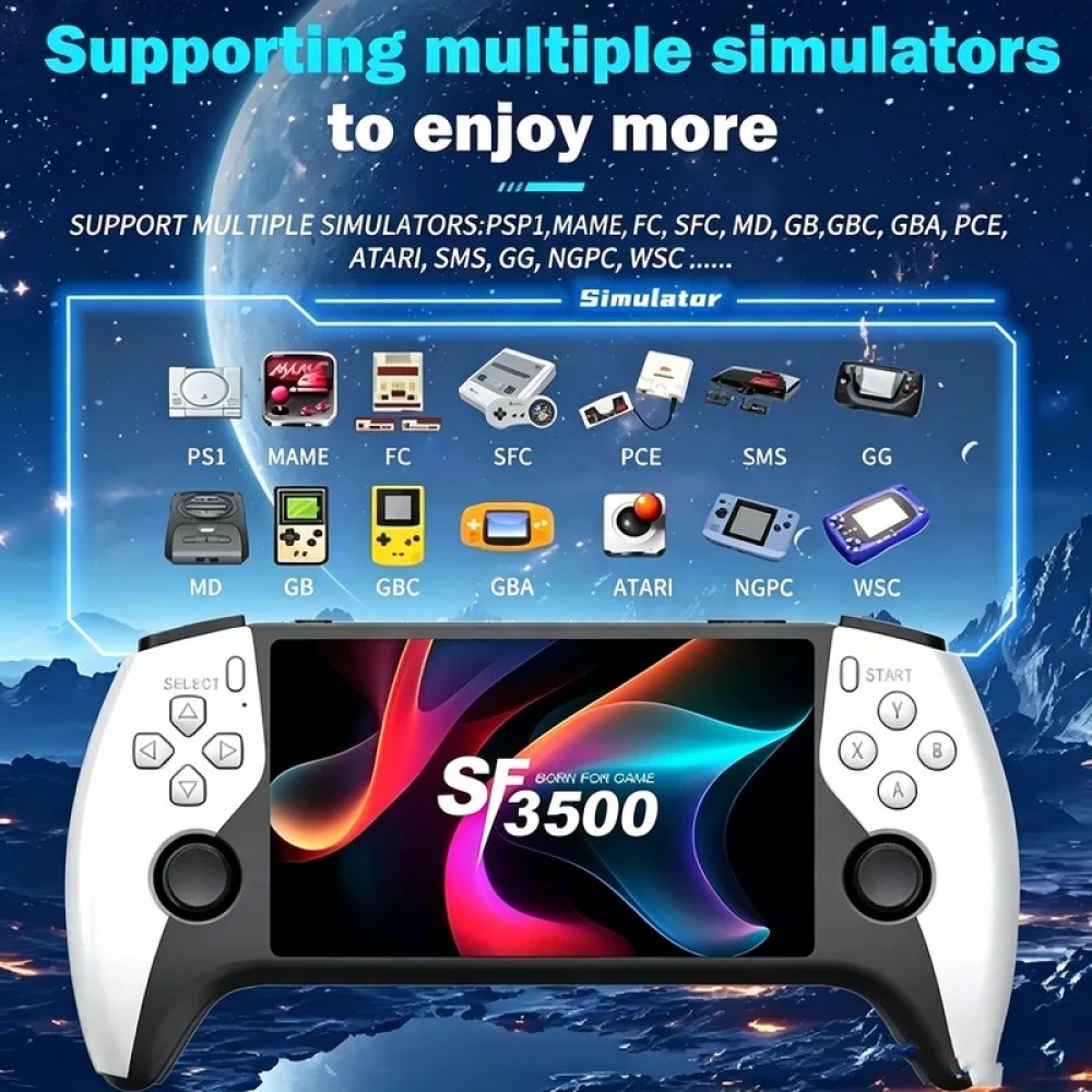 SF3500 5 inch Handheld Game Co - Retro Gaming Setup ulasan dan harga