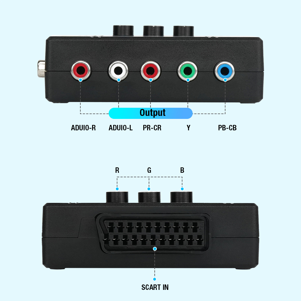 RGBS VGA to YPBPR Component Co - Retro Gaming Setup ulasan dan harga